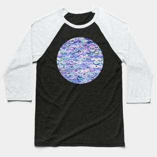 Marble Mosaic in Amethyst and Lapis Lazuli Baseball T-Shirt